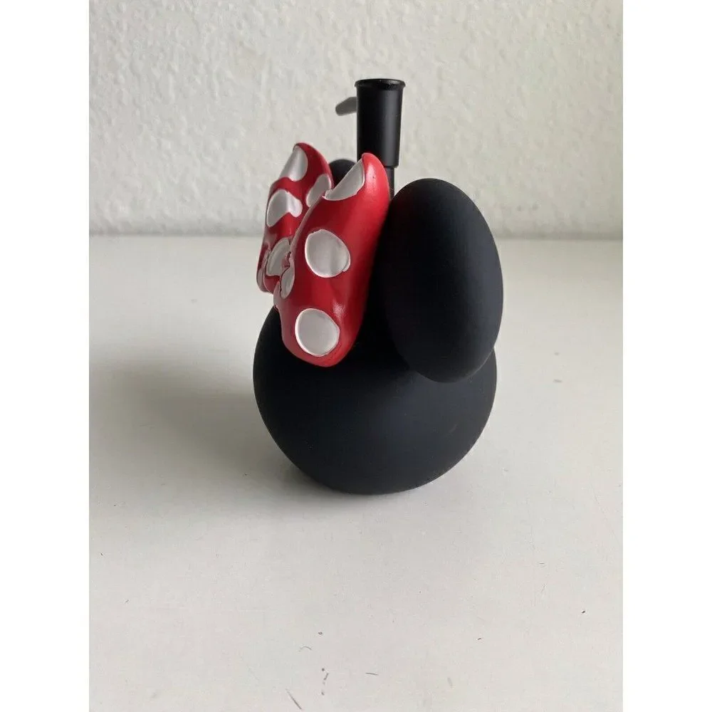DISNEY Minnie MOUSE SOAP Lotion DISPENSER‎ With PUMP Red Bow Polkadots NEW